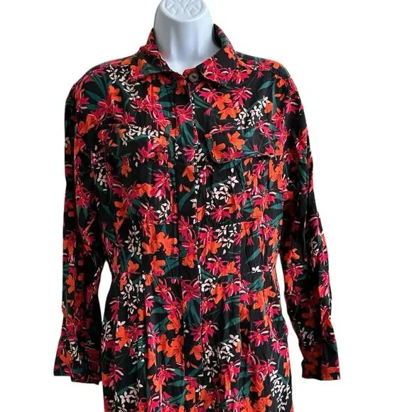 Kitri Jules Floral Adana Printed Boilersuit Jumpsuit Sz 4 - Picture 5 of 10